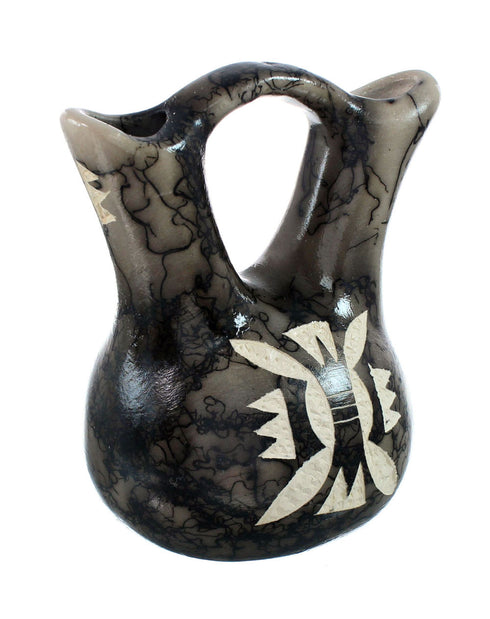 Native American Navajo Horse Hair Wedding Vase JX130514